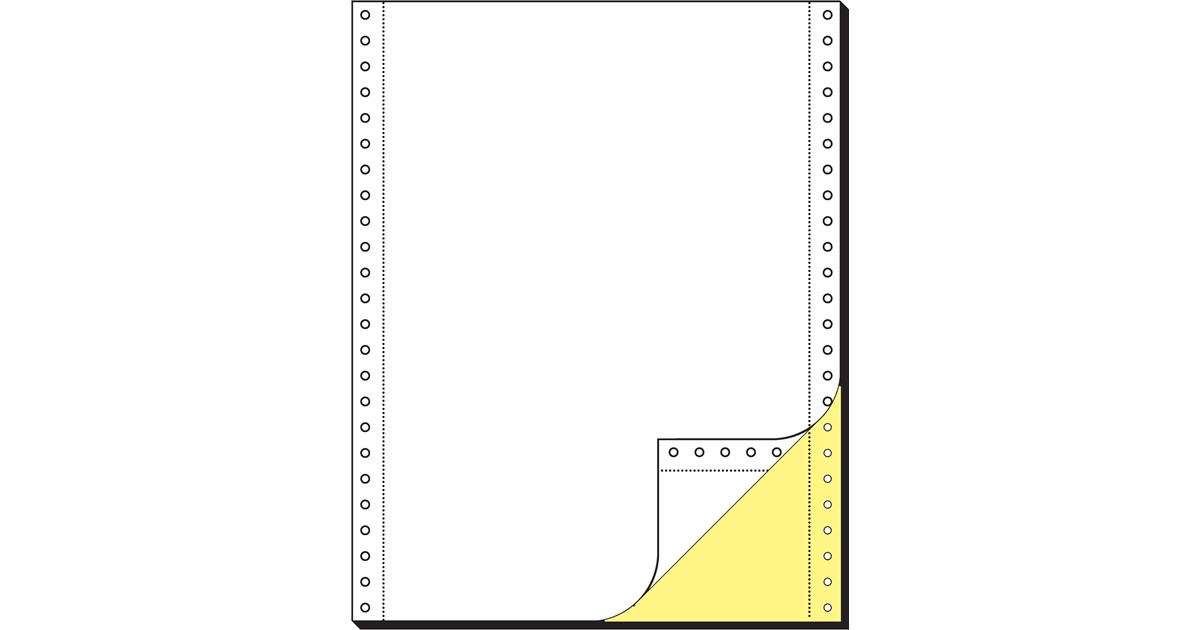 Carta Per Computer Sigel, Formato A4, 60 G/m², 30.5 X 240 Mm, Perforata, 2000 Fogli, Per Stampanti A Matrice Di Punti