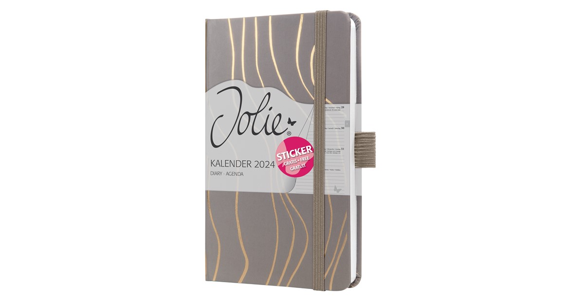 J4602 Jolie Agenda À Spirale 2024, Rose Inspiration, 16,8 X