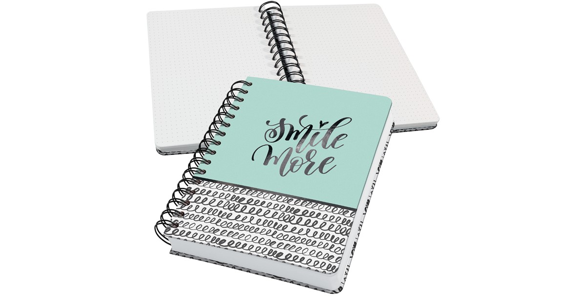 SIGEL JN623 - Spiral-Notizblock Jolie, Hardcover, Curly Mint, Dot 