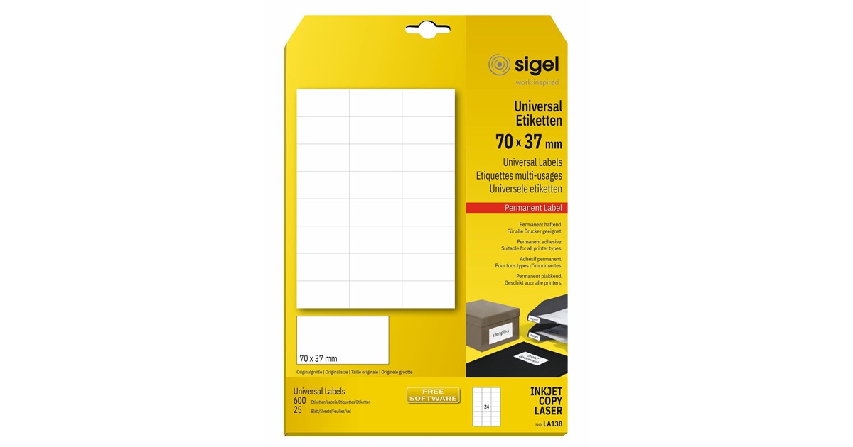 HERMA 4408 Herma Farbige Etiketten, Blau, 70 X 37 Mm, 100 Blatt Günstig