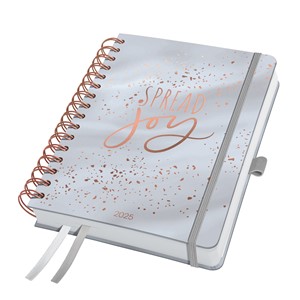 Kalender 2026 SIGEL J6603 Spiral Calendar 2026 A5, Glamorous Leaves