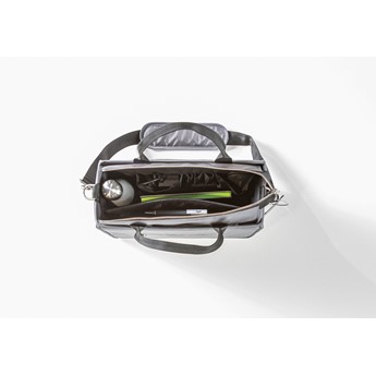 SIGEL Desk Sharing Bag Premium M - dunkelgrau - 36 x 28 cm - recyceltem Polyethylen (RPET) - Anwendung