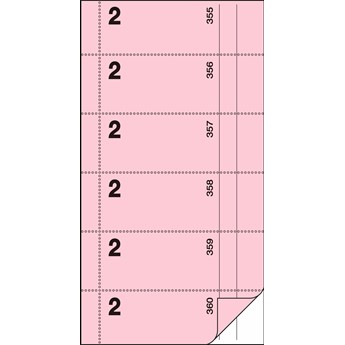 SIGEL Bonbuch, 360 Abrisse, eosin - Anwendung