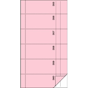 SIGEL Bonbuch, 360 Abrisse, rosa - Anwendung