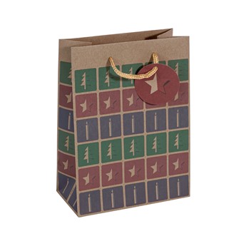 SIGEL mittelgroße Geschenktüten aus Kraftpapier, Cut-out style, 5er Set - Anwendung