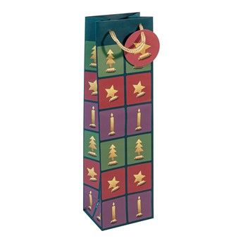 SIGEL Flaschen-Geschenktüten aus Papier, Cut-out style, 5er Set - Anwendung