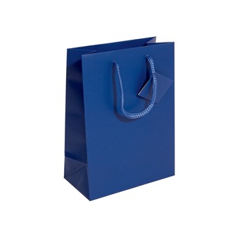 SIGEL mittelgroße Papier-Geschenktüte, ultramarinblau matt, 5 Stück - Anwendung