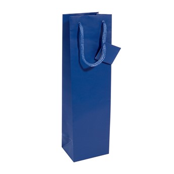 SIGEL Flaschen-Geschenktüte aus Papie, ultramarinblau matt, 5 Stück - Anwendung