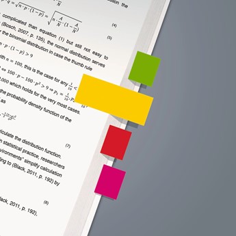 SIGEL Haftmarker Neon 5 Farben - Anwendung