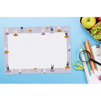 SIGEL Papier-Schreibunterlage "Ballerinas", A3, 30 Blatt - Anwendung