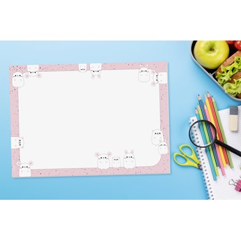 SIGEL Papier-Schreibunterlage "Kawaii Tiere", A3, 30 Blatt - Anwendung