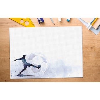 SIGEL Papier-Schreibunterlage "Fußball", A3, 30 Blatt - Anwendung