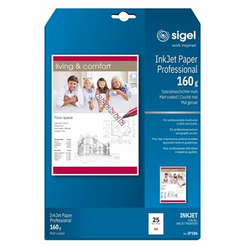 SIGEL Brilliant Quality InkJet-Papier matt A4, 160g - Anwendung