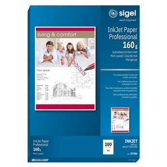 SIGEL Brilliant Quality InkJet-Papier matt A4, 160g - Anwendung