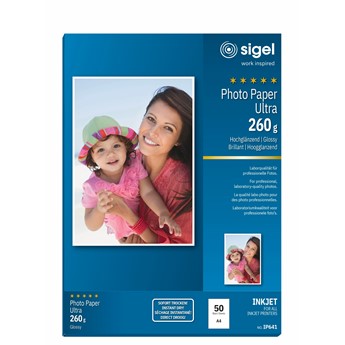 SIGEL Ultra Photo Papier A4, 260g, hochglänzend - Anwendung
