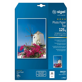 SIGEL Top Photo Papier A4, 125g - Anwendung