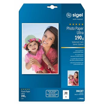SIGEL Ultra Photo Papier A4, 190 g, seidenmatt - Anwendung
