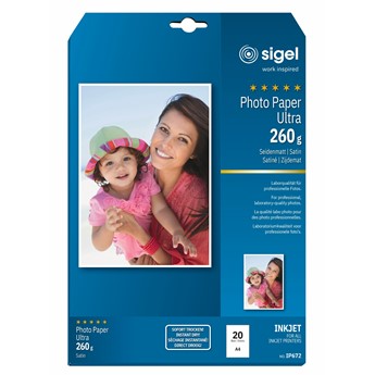 SIGEL Ultra Photo Papier A4, 260 g, seidenmatt - Anwendung