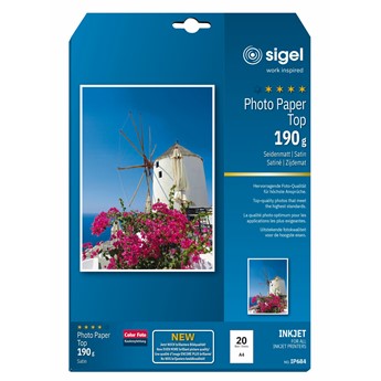 SIGEL Fotopapier matt A4, 190g - Anwendung