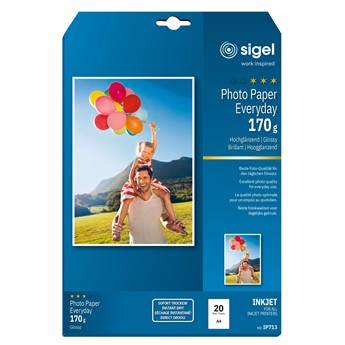 SIGEL Everyday Fotopapier A4, 170g - Anwendung
