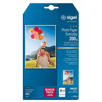 SIGEL Everyday Fotopapier 10x15 cm, 200g - Anwendung