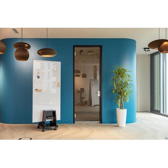 SIGEL Meet-up Stand, Aufsteller, schwarz, demontierbar - Anwendung