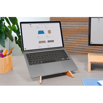 SIGEL Laptopständer Eyestyle, Bambus - Anwendung