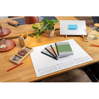 SIGEL Notizbuch Quicknote, Softcover, grün/grau, blanko, ca. A5 - Anwendung