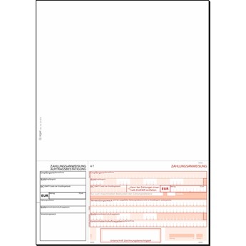 SIGEL SEPA-Überweisungen Zahlungsanweisungen Österreich, A4, 250 Blatt - Anwendung