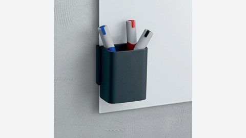 SIGEL Glas-Magnettafel Stiftehalter