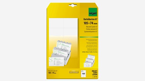 SIGEL Karteikarten