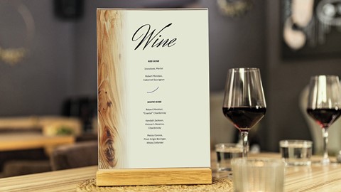 SIGEL Papiere für Speise- und Getränkekarten