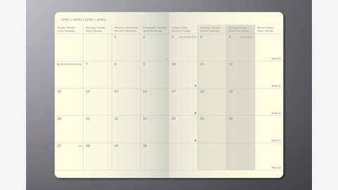 Sigel Monats-Kalenderheft 2026