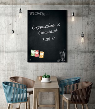 SIGEL Glasmagnettafeln für Gastronomie