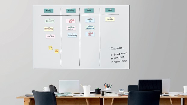 SIGEL Glas-Whiteboards matt