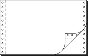 SIGEL Endlospapier,  6" (152mm) x 240 mm (A5 q), LP