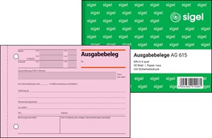 SIGEL Ausgabebeleg