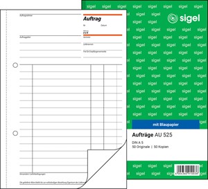 SIGEL Auftrag A5, 2-fach