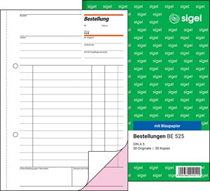 SIGEL Bestellung A5, 2-fach