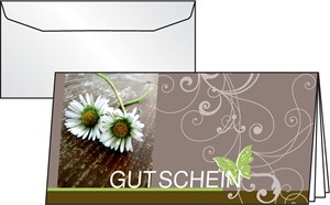 SIGEL Gutschein-Karten (inkl. transparente Umschläge), Favourite