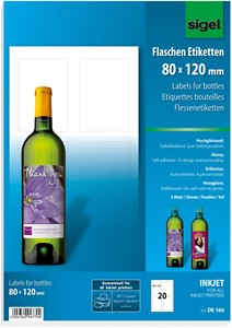 SIGEL Flaschen-Etiketten, 85g