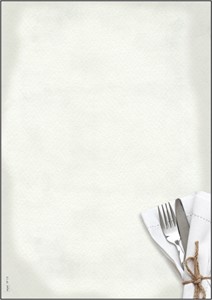 SIGEL Motiv-Papier, Menü Speisen