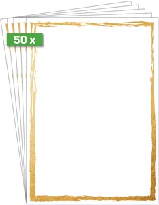 SIGEL Motiv-Papier Golden frame, 200 g