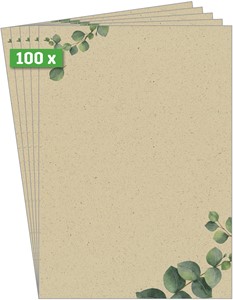 SIGEL Motiv-Papier Eucalyptus, Graspapier, 100 g