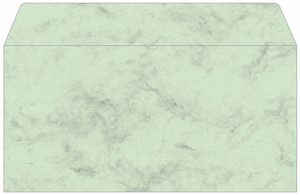 SIGEL Umschlag, DIN lang, Marmor pastellgrün, 90g