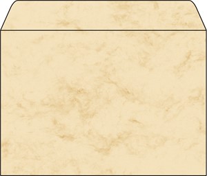 SIGEL Umschlag, C5, Marmor beige, 90g