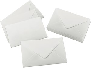 SIGEL Briefumschläge weiß, gummiert, C6, 24 Stück