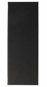 SIGEL Getränkemappe, 1/2 A4, schwarz, inkl. 2 Doppel-Transparenthüllen für 8 Seiten