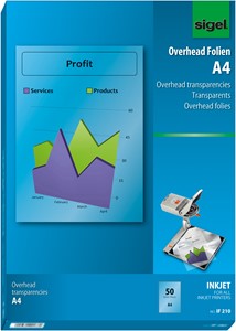 SIGEL InkJet-Folie, transparent, 100 µm
