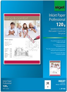 SIGEL Brilliant Quality InkJet-Papier matt A4, 120g